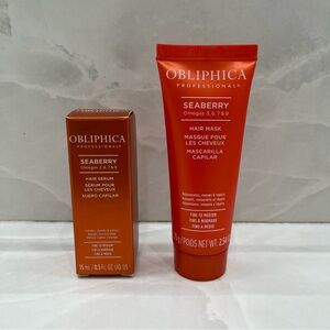 Obliphica Professional Seaberry Hair Serum & Hair Mask Set